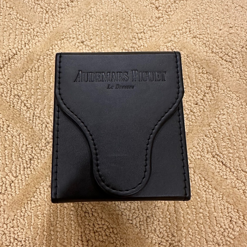 Audemars Piguet Black Leather Watch Case